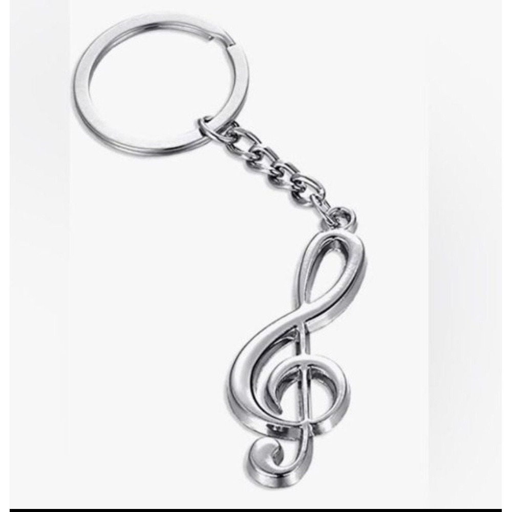 Personalized Broadway Musical Keychain: Double Sided Photo, Music Key - Picture 4 of 7